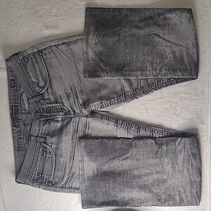 Mec Denim, grey jeans with distressed detail, Size 31